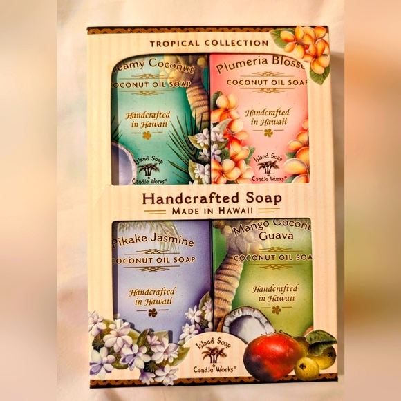 Handcrafted Soap Set, Made In Hawaii - Picture 1 of 4